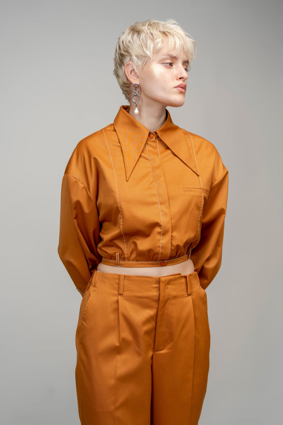 Suit Pant in Amber