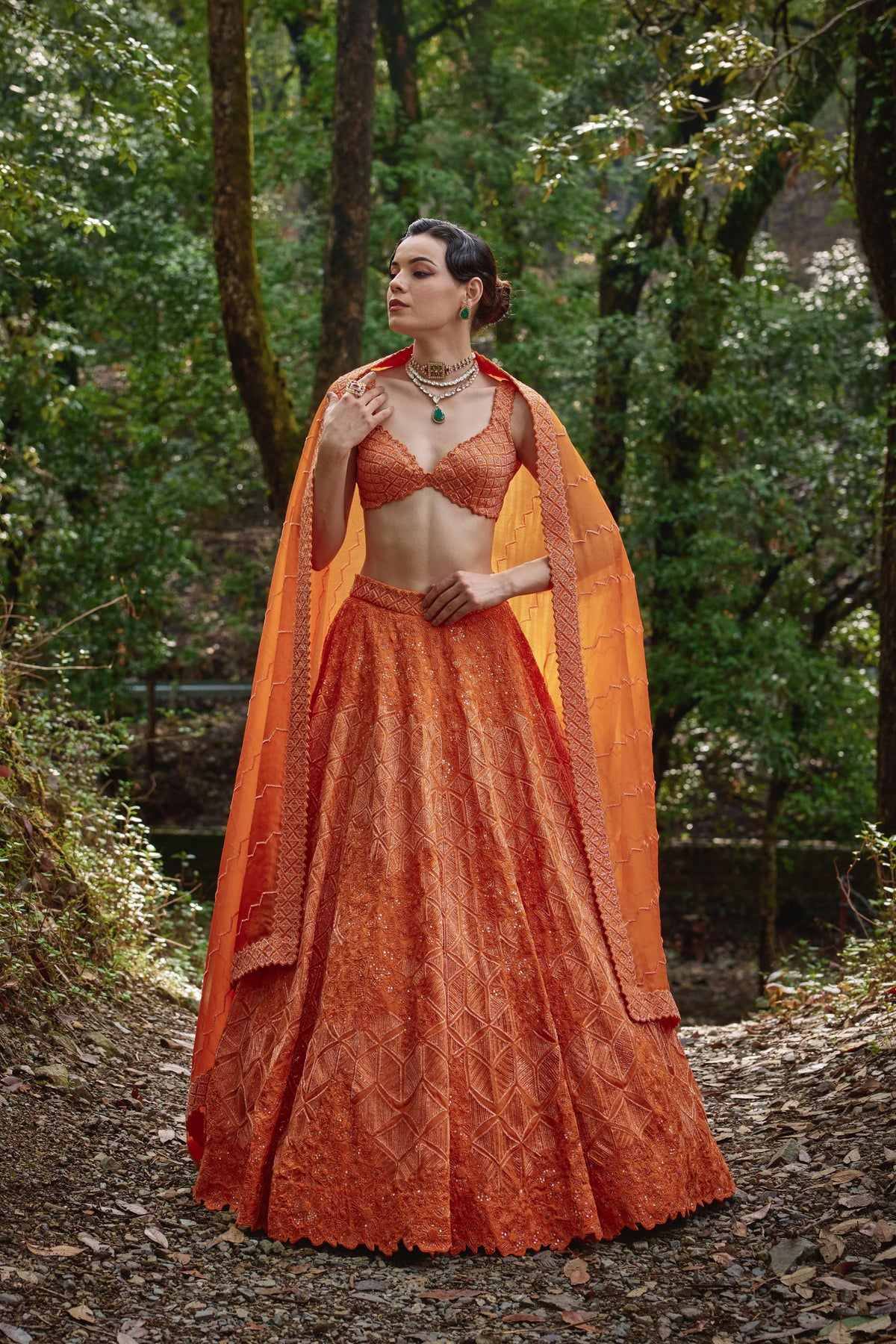 Sunset Lehenga Set
