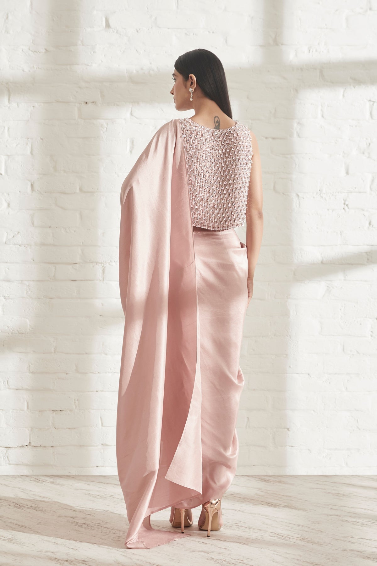 Masai Godet Pink Sari