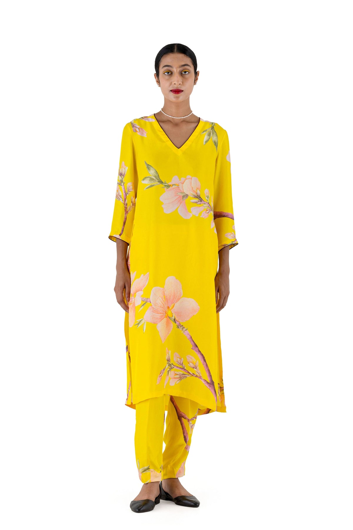 Kakol Yellow Kurta With Pants