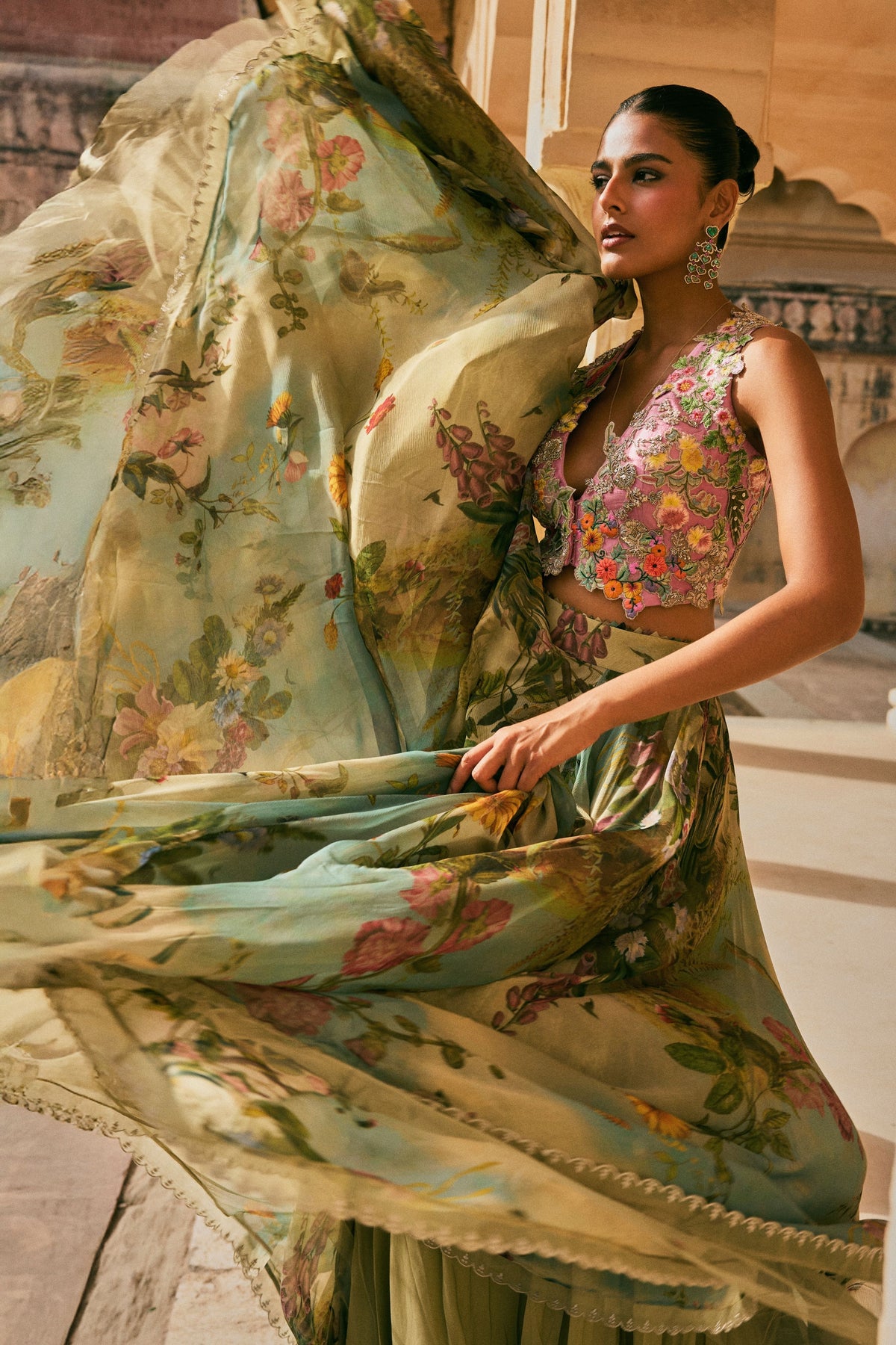 Janhvi Applique Lehenga Set