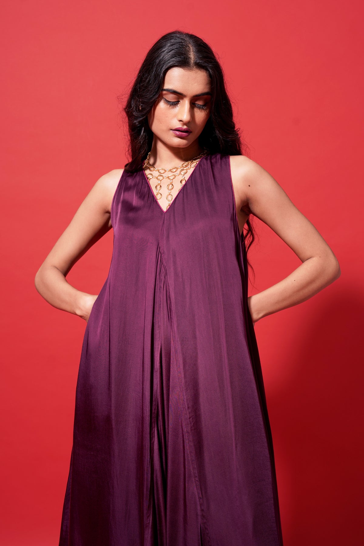 Amara Purple Dress