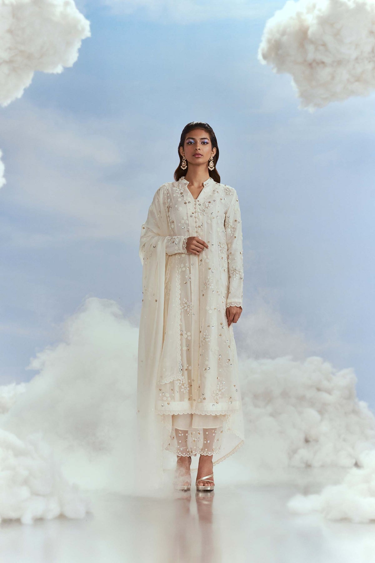 Ivory Babylon Kalidar Kurta Set