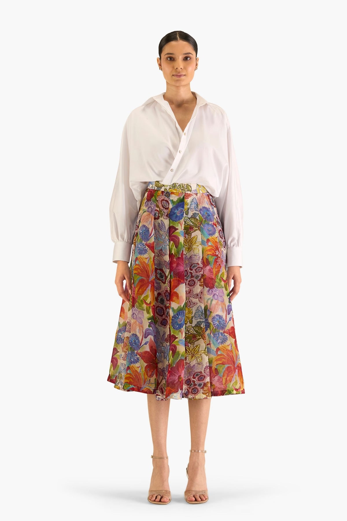 Hockney Pleated Skirt