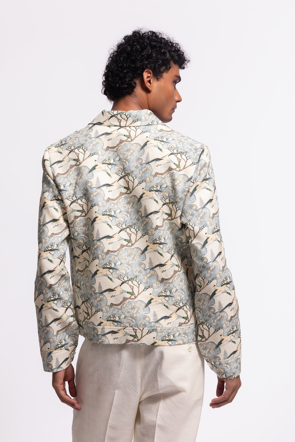 Printed Jacket With Pockets