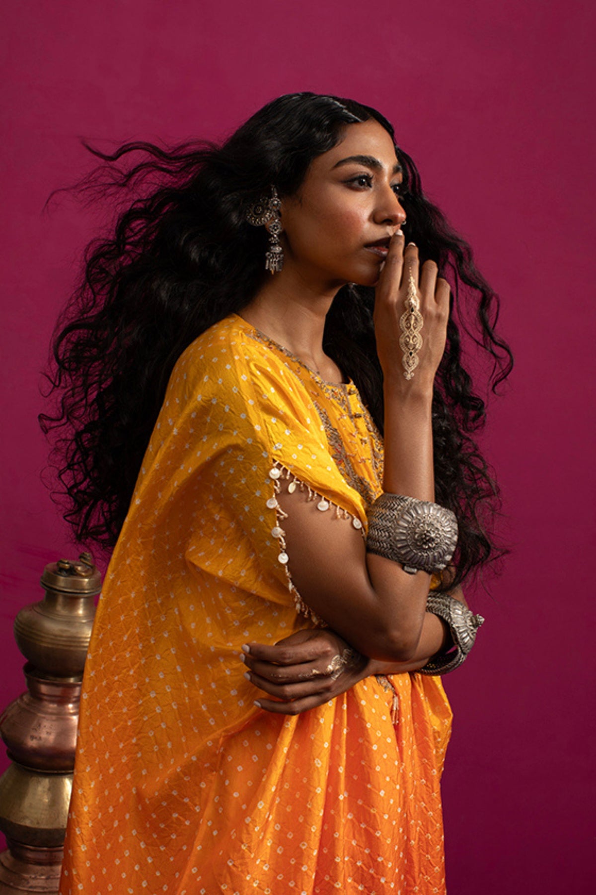 Mangalya Ombre Kaftan Set