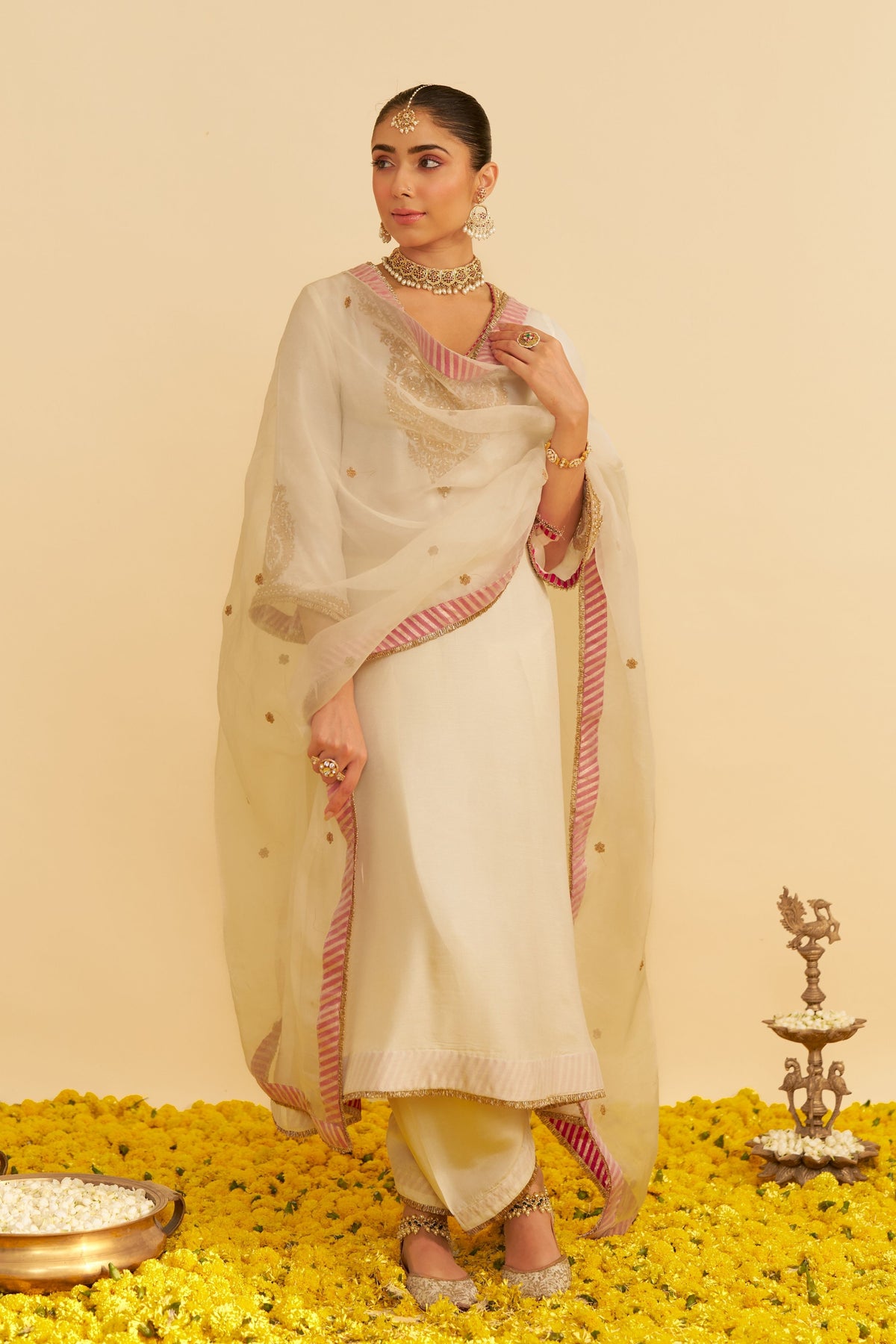 Haayat Ivory Salwar Set