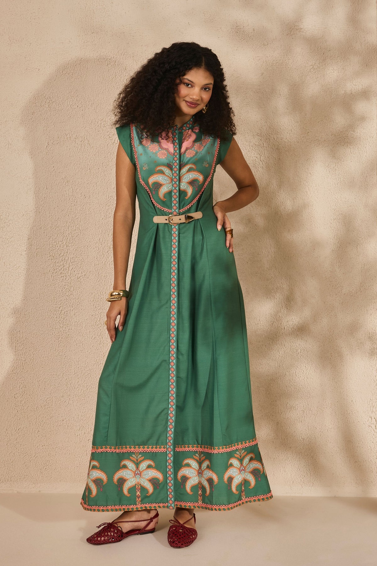 Palma Green Dress