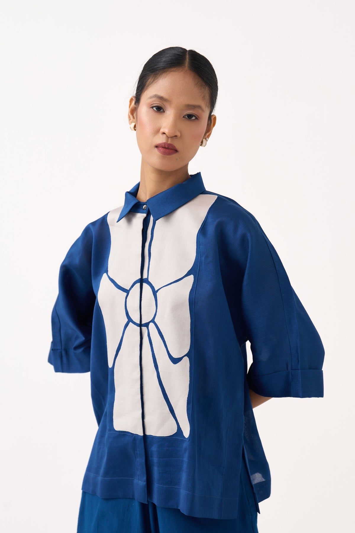 Floral Applique Shirt