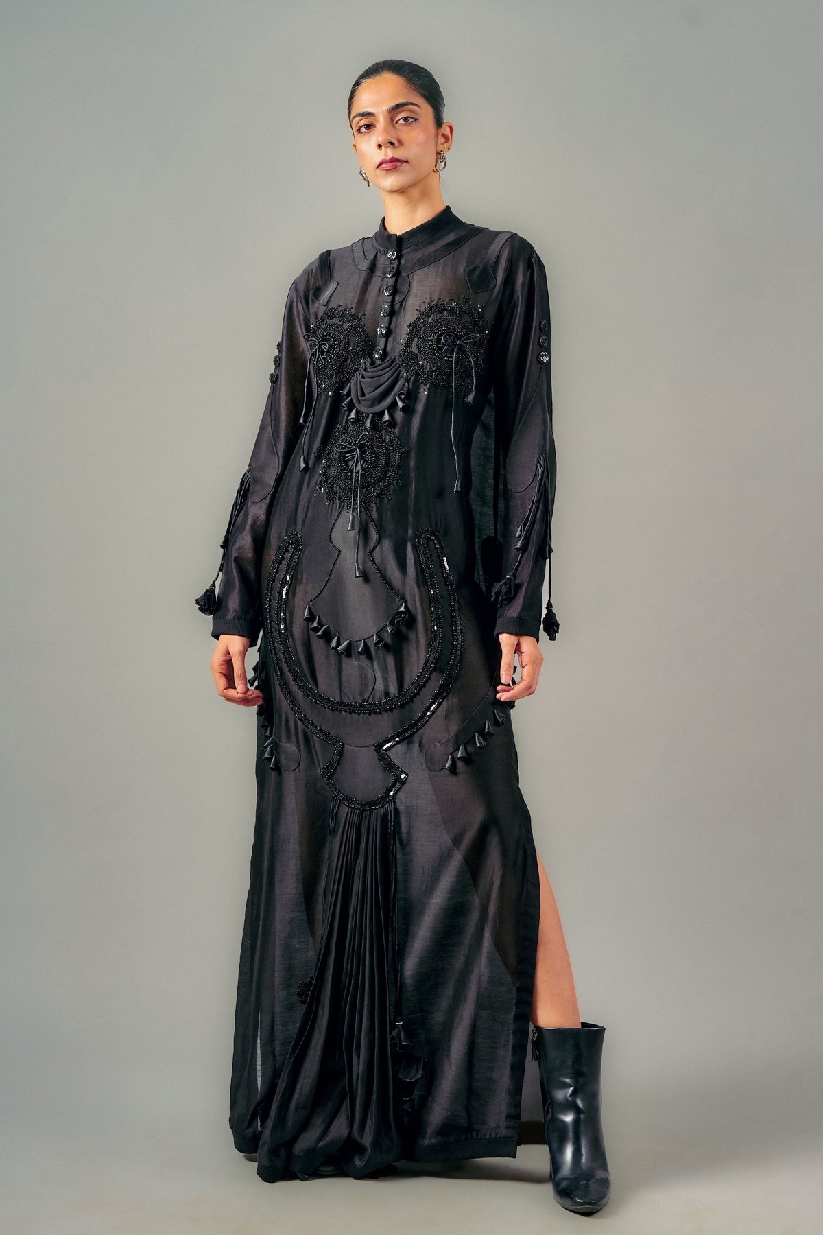Circles Dhoti Drape Dress