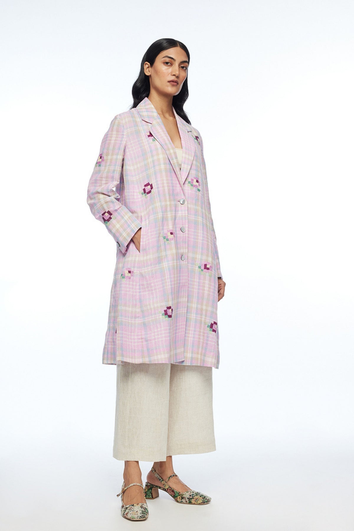Serafinii Checkered Jacket