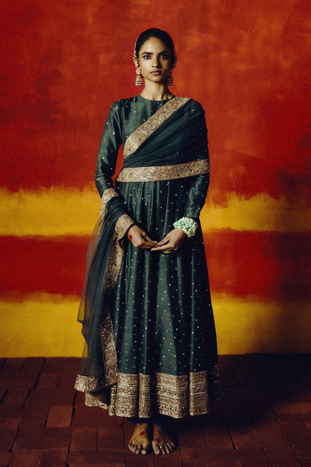 Valli Anarkali Set
