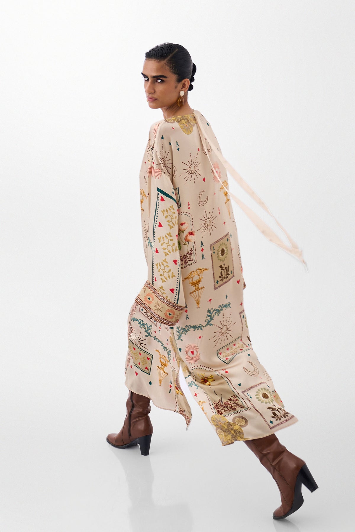 Adah Postcards Petals Kaftan