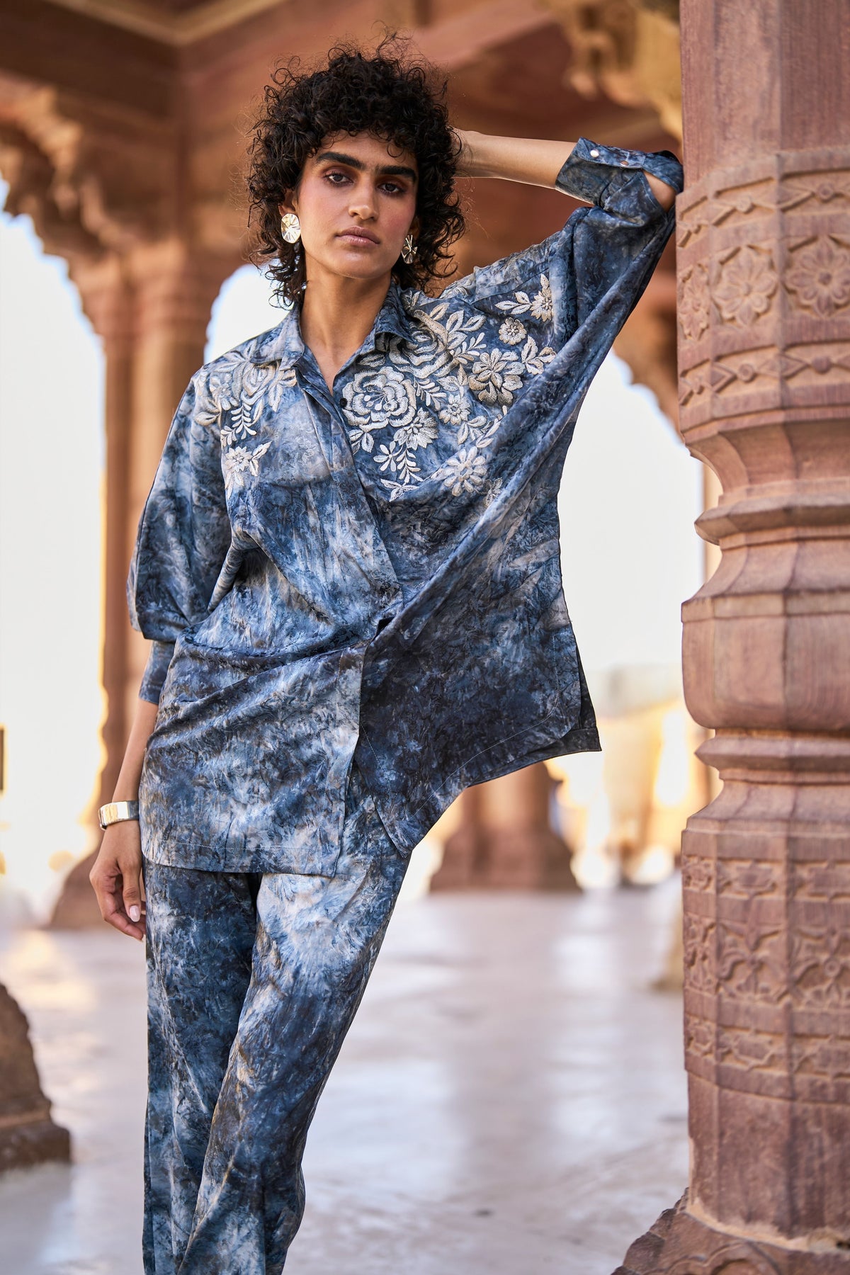 Boxy Embroidered Set