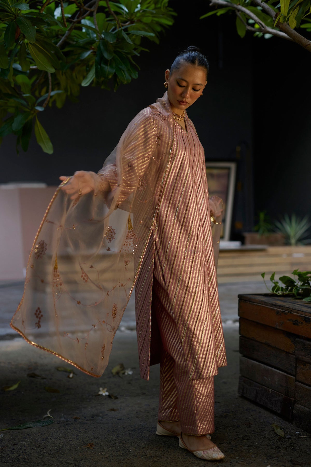 Pink Naad Kurta Set