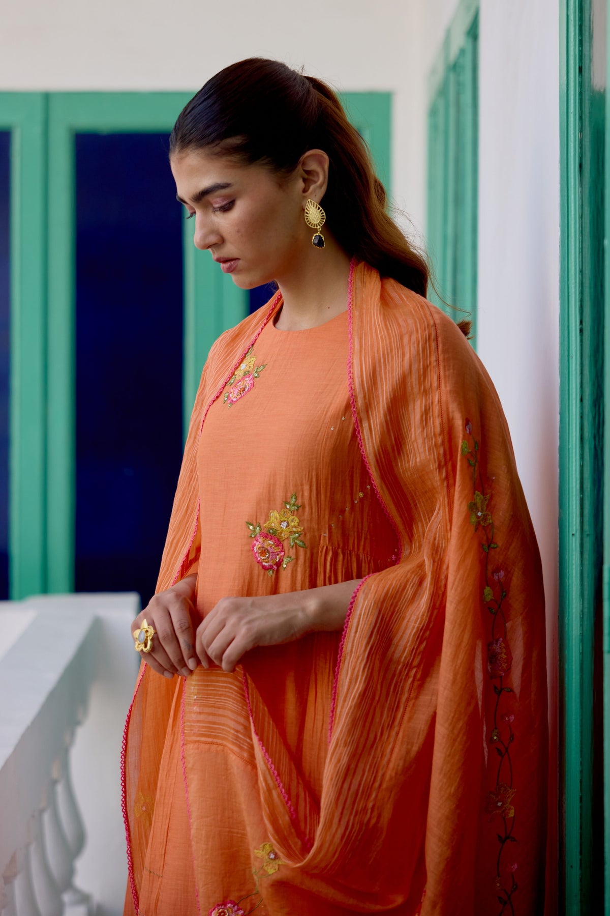 Tangerine Love Suit Set