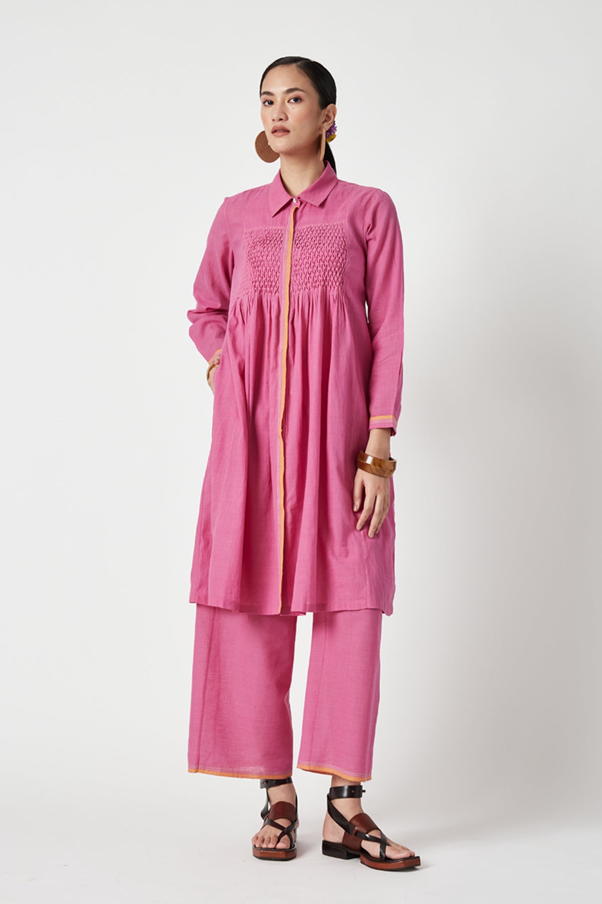 Dianthus Smocking Kurta Set