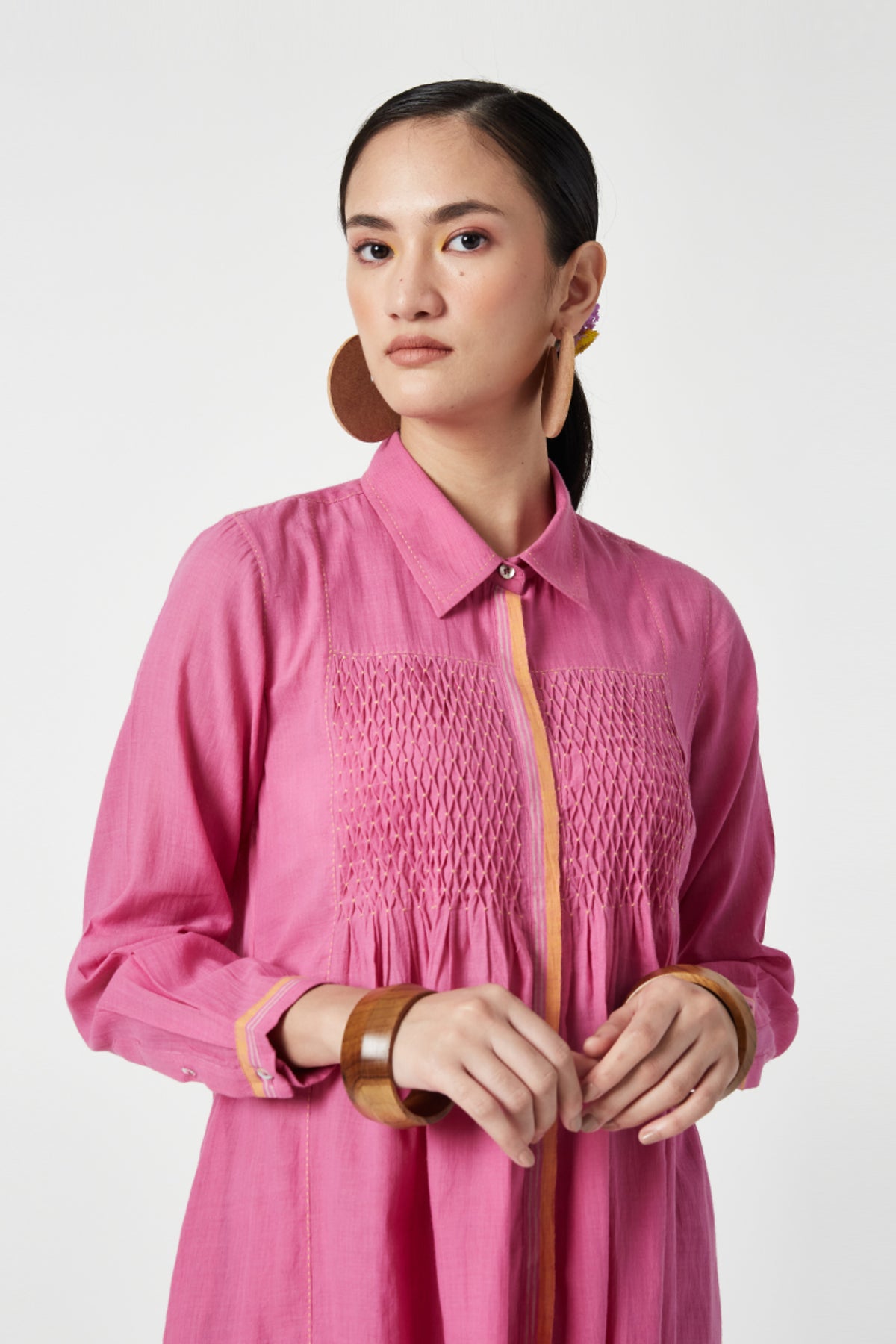 Dianthus Smocking Kurta Set