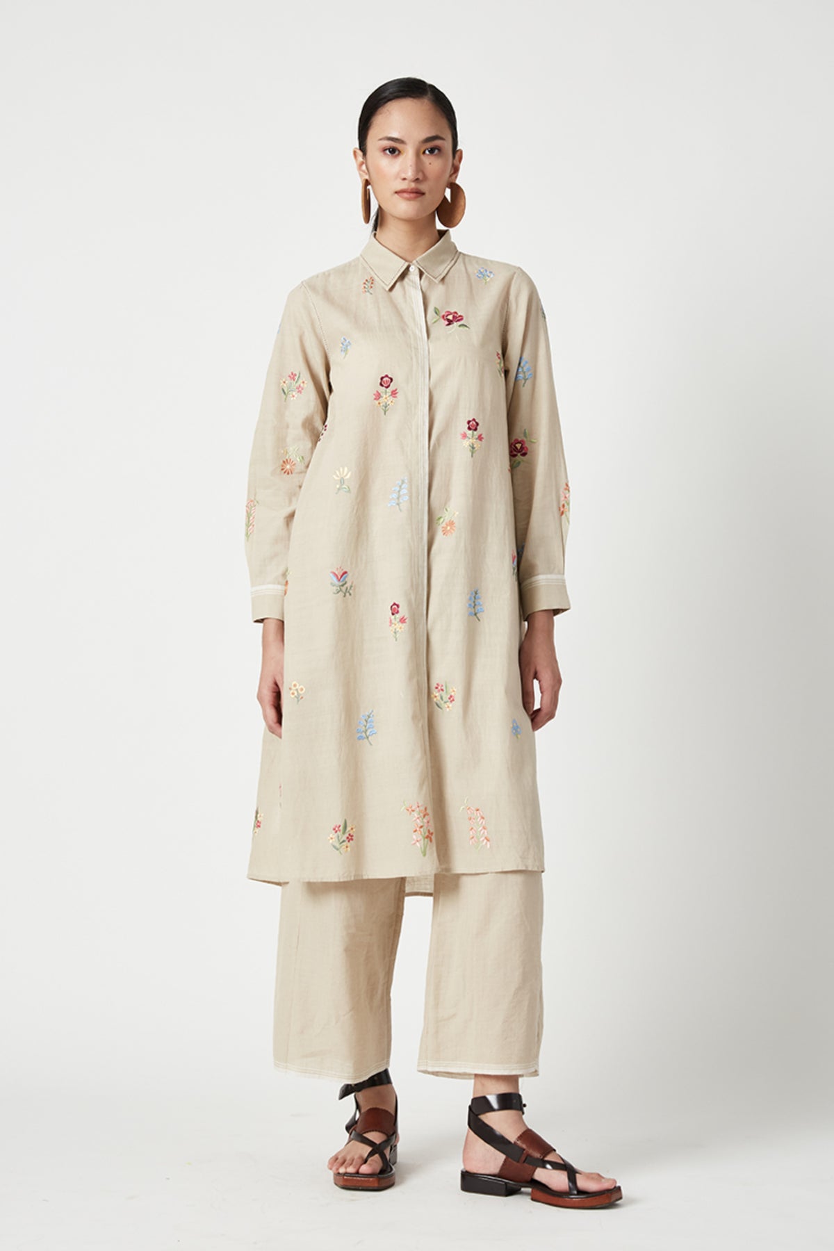 Monet Embroidered Kurta Set