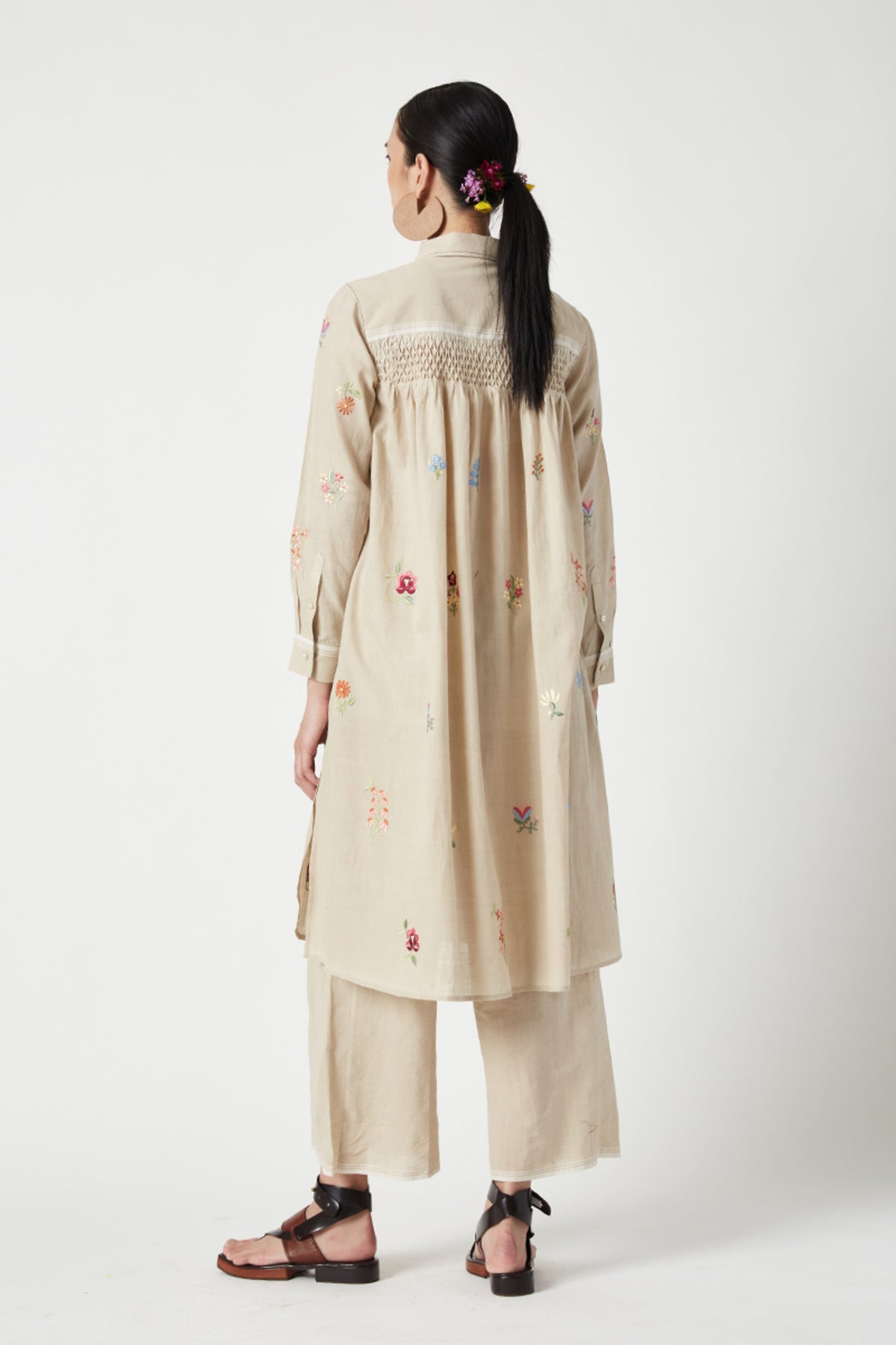 Monet Embroidered Kurta Set
