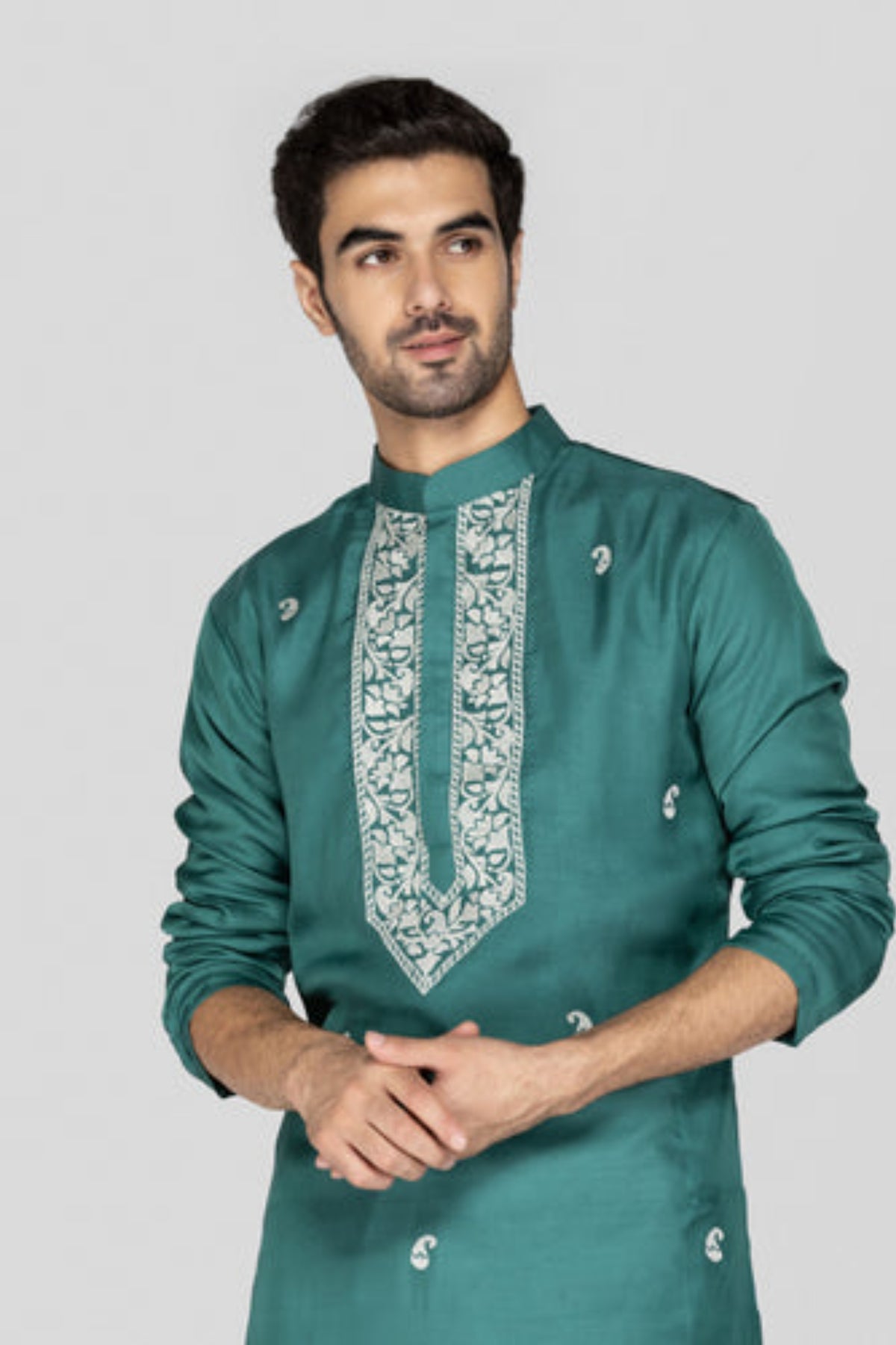 Teal Kurta Set