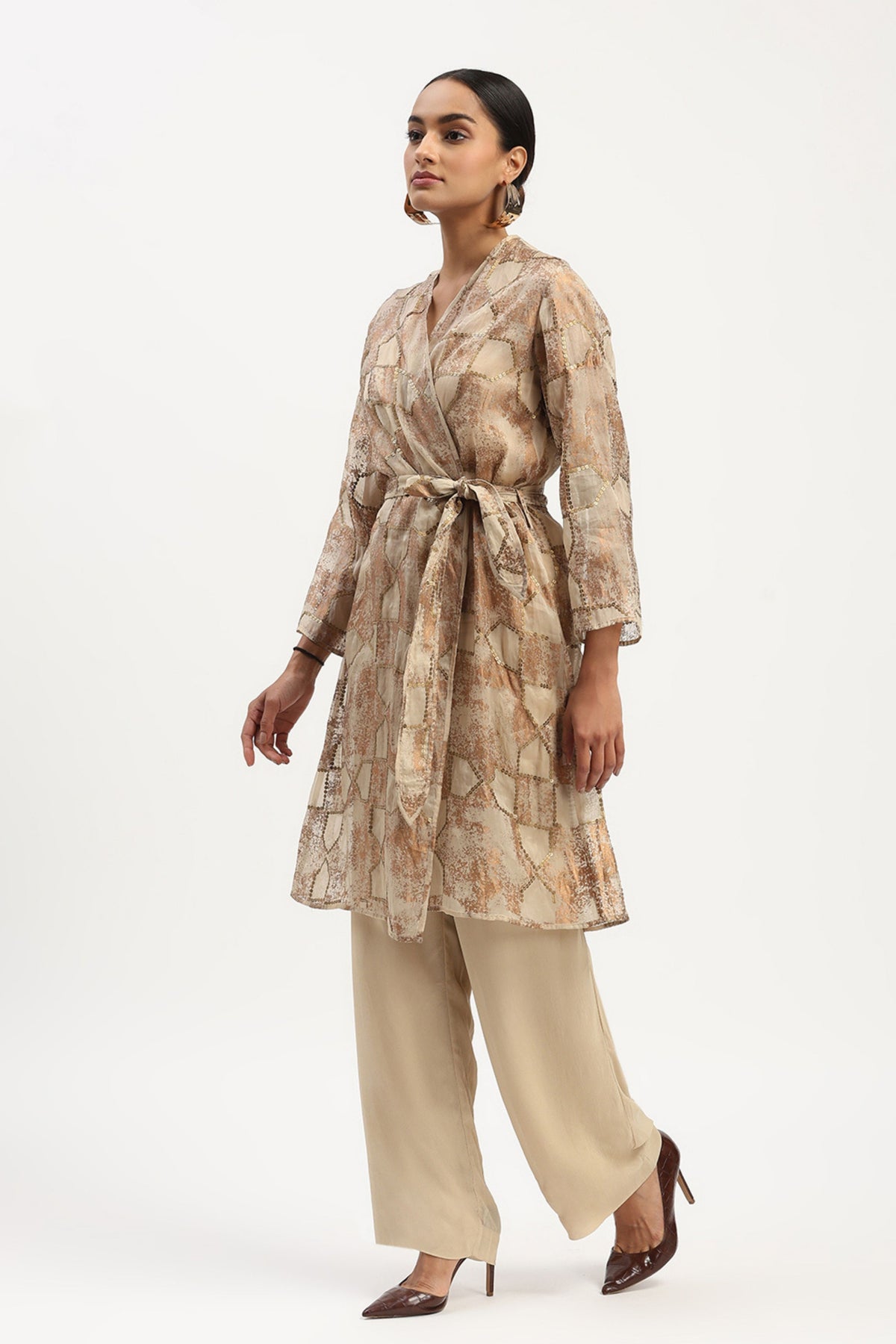 Tesselation Foil Dress