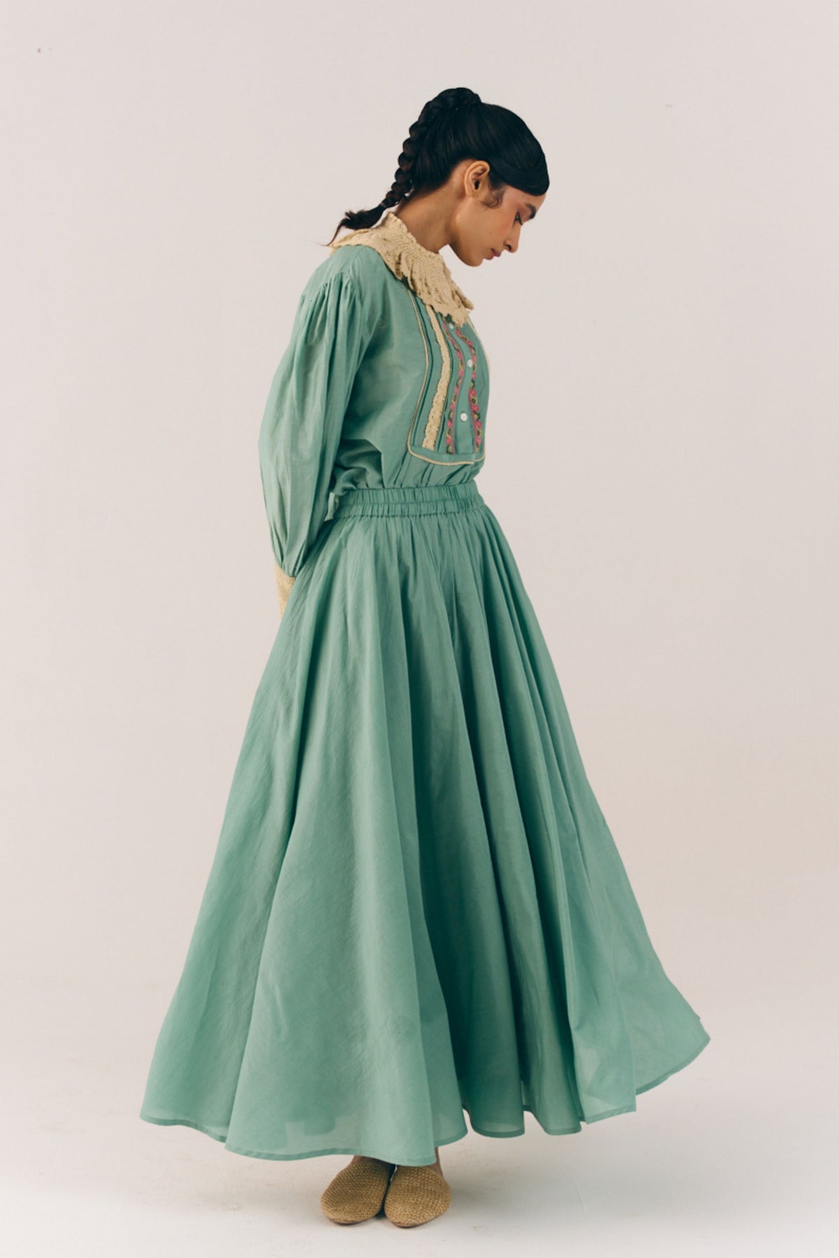Umbrella Aqua Skirt