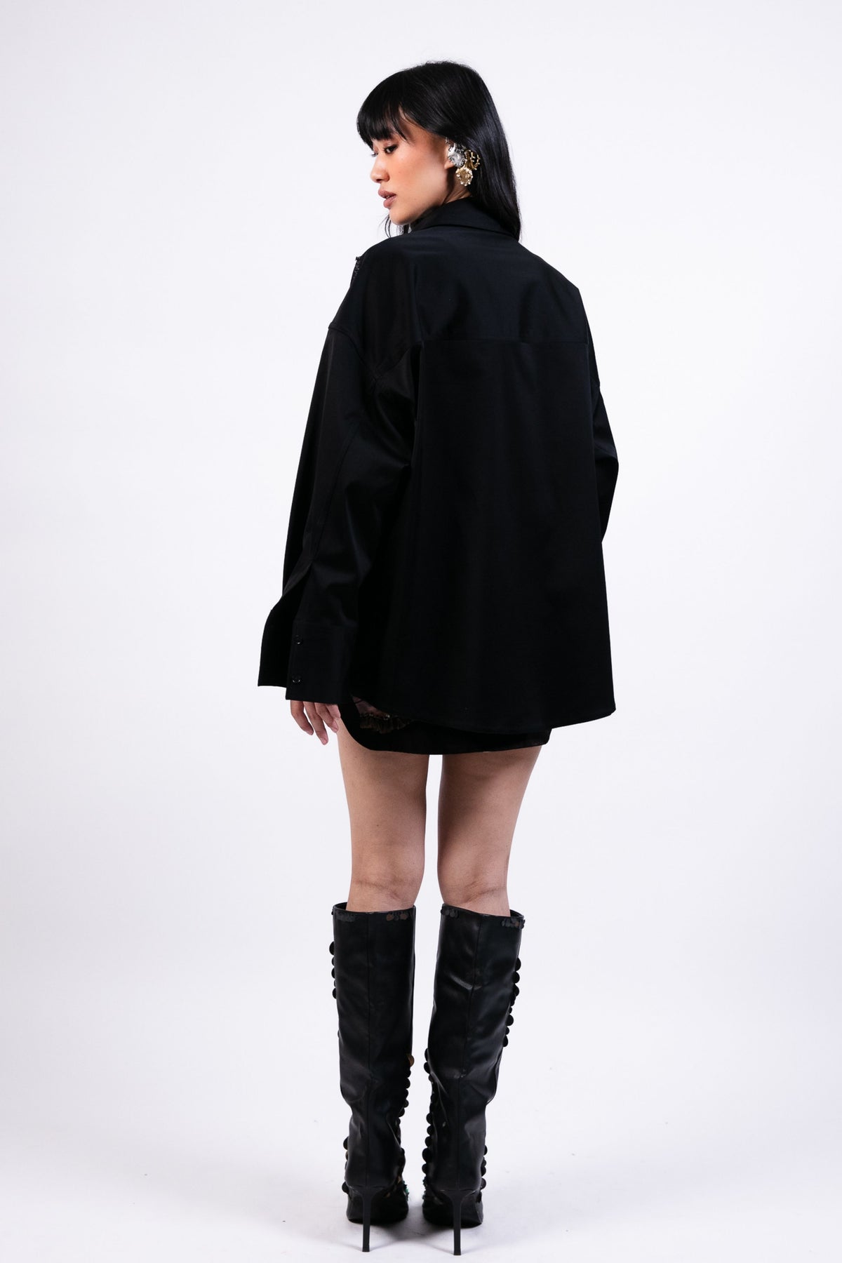 Oversized Black Shirt