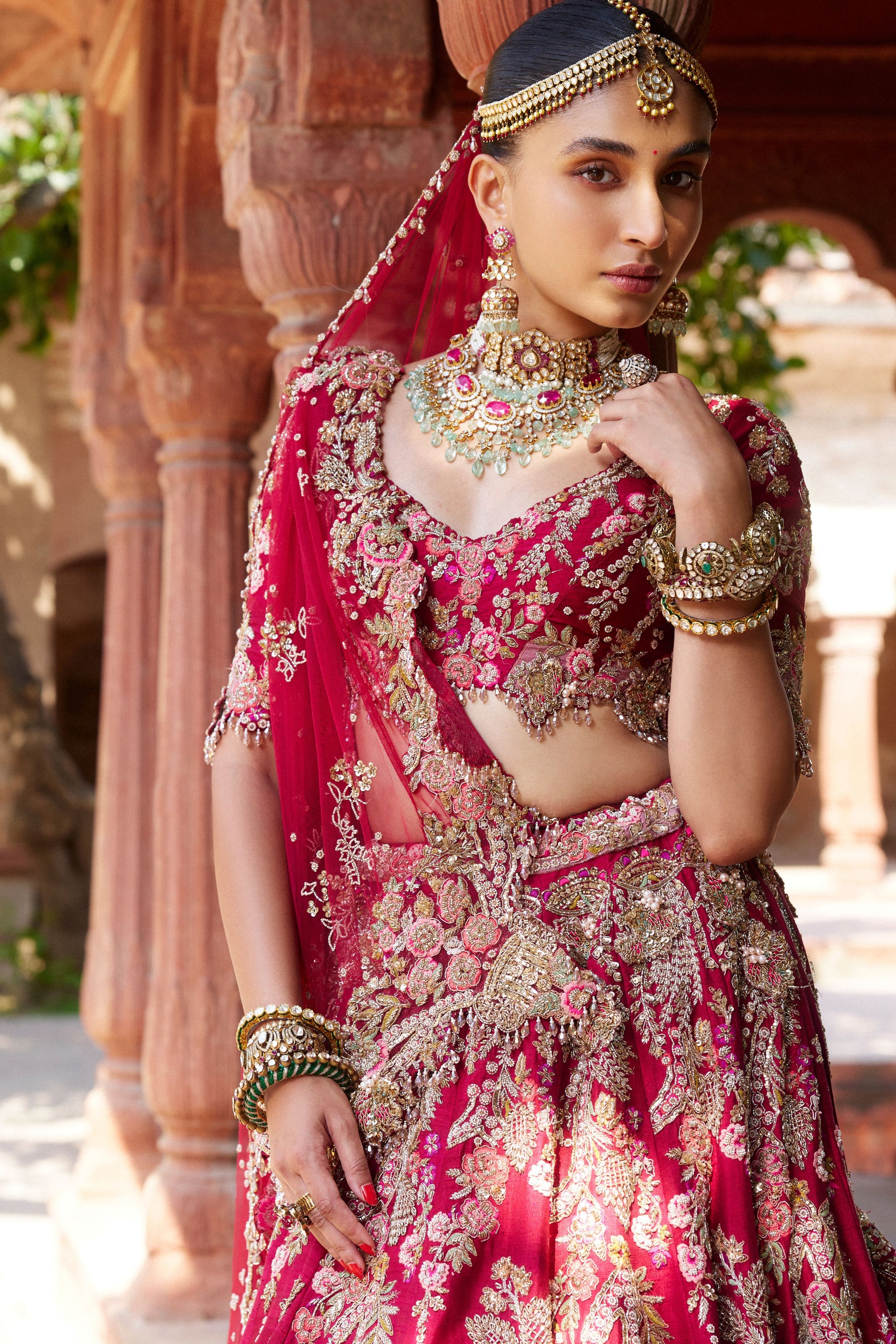 Dolly J - Indraja Bridal Lehenga Set - Elahe