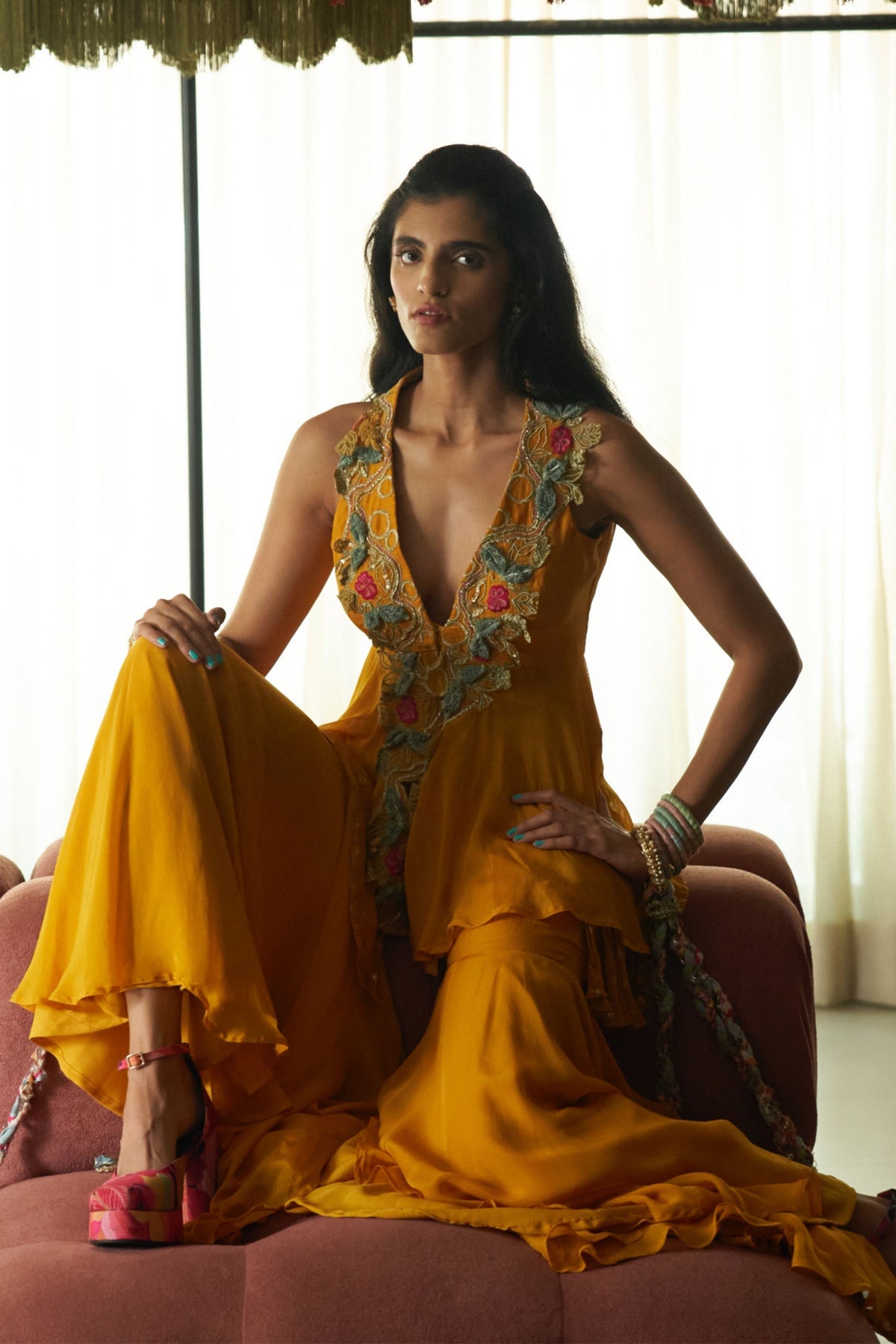 Marigold Merry Mingle Sharara Set