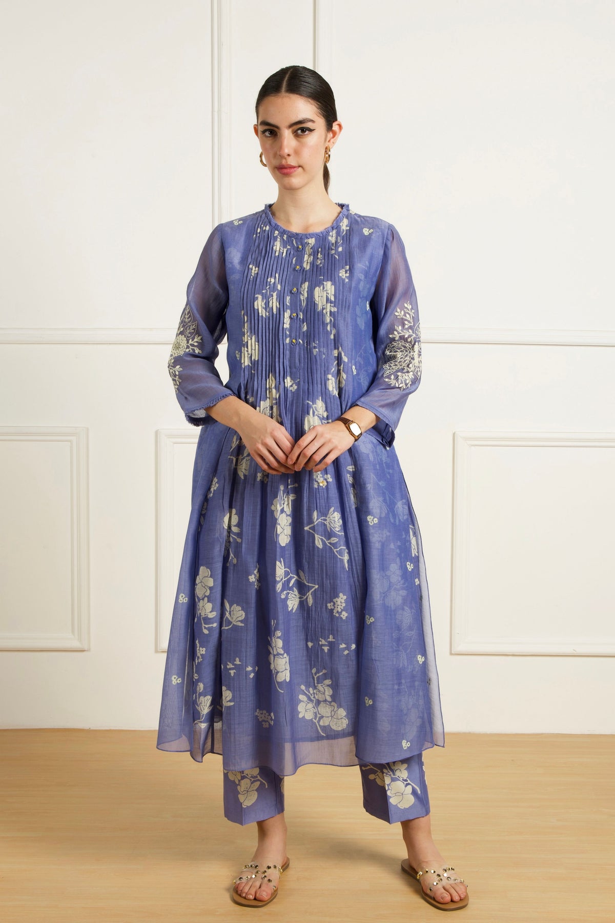 Twilight Pleated Kurta Set