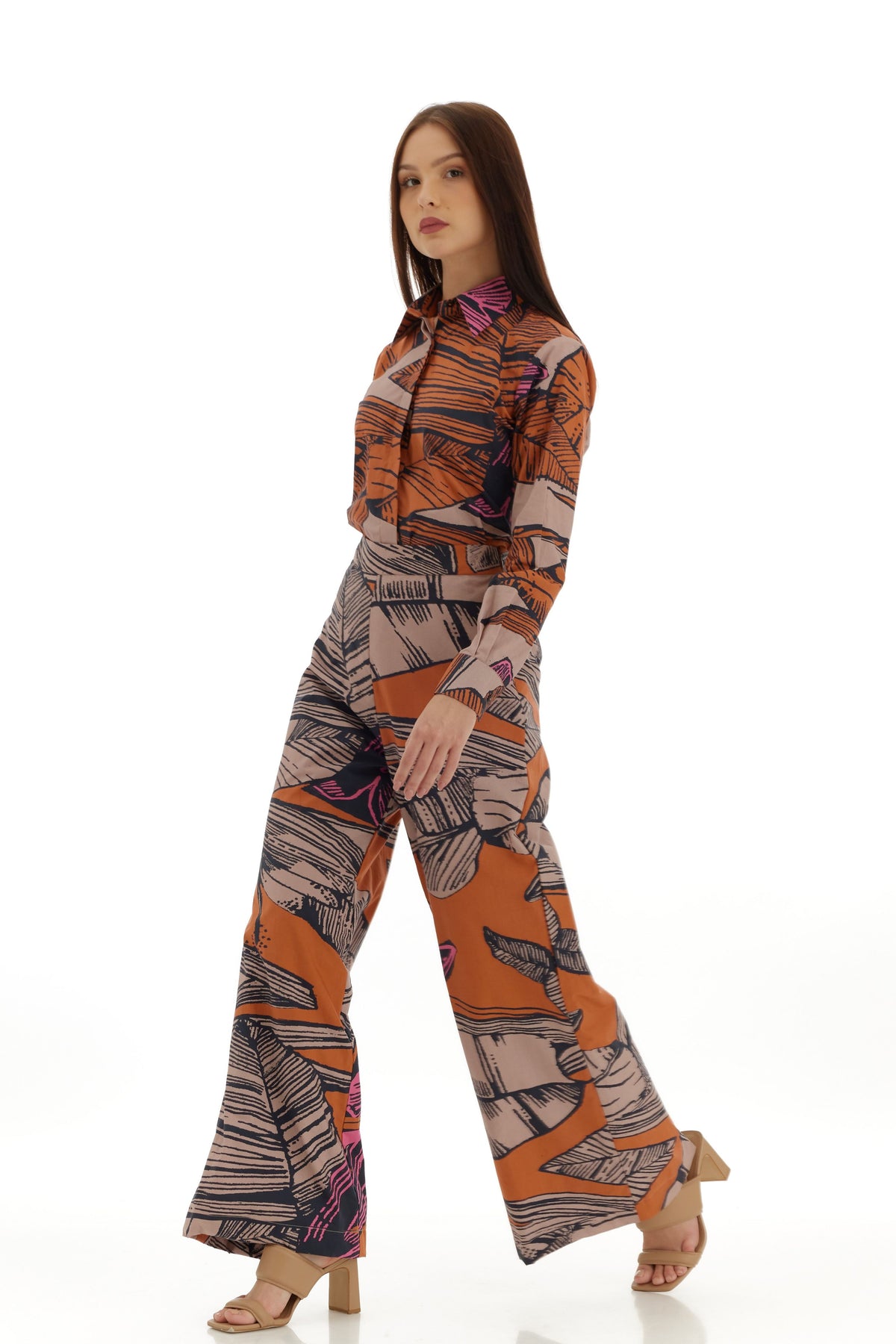Off White and Orange Pant