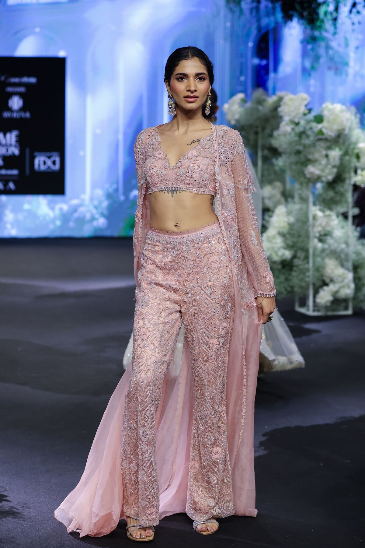 Rose Pink Cape Set