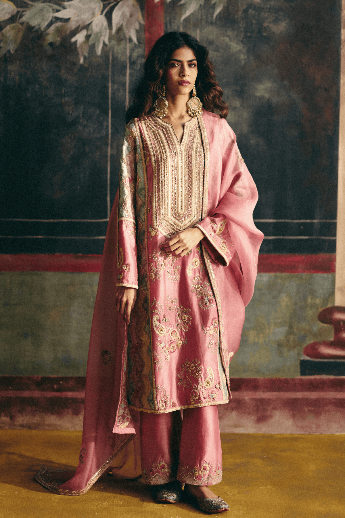 Lilac A line Kurta Set