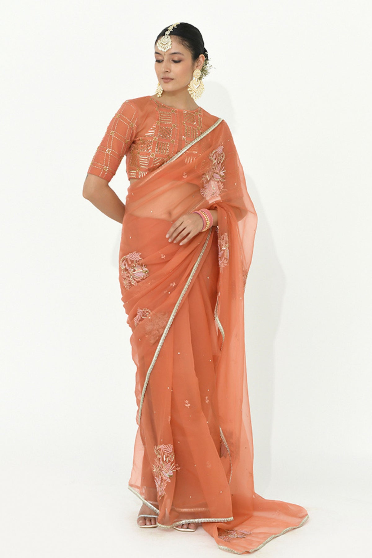 Amber Saree Set