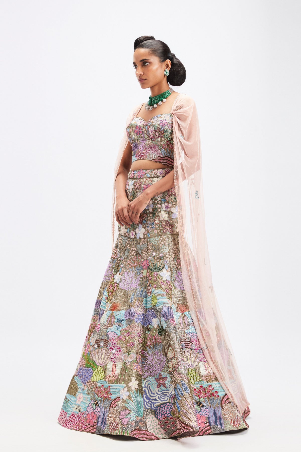 Dorena Mermaid Lehenga Set