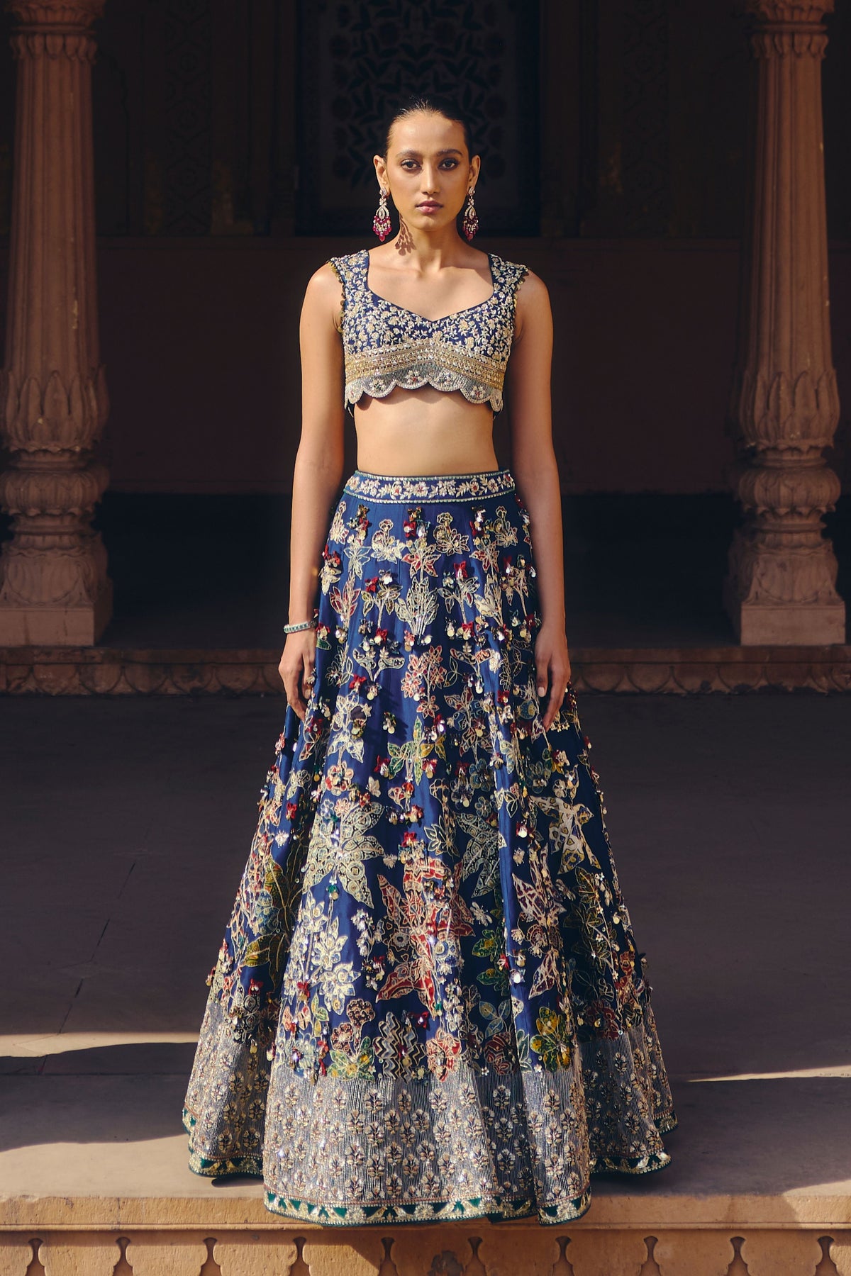 Midnight Of Eden Lehenga Set
