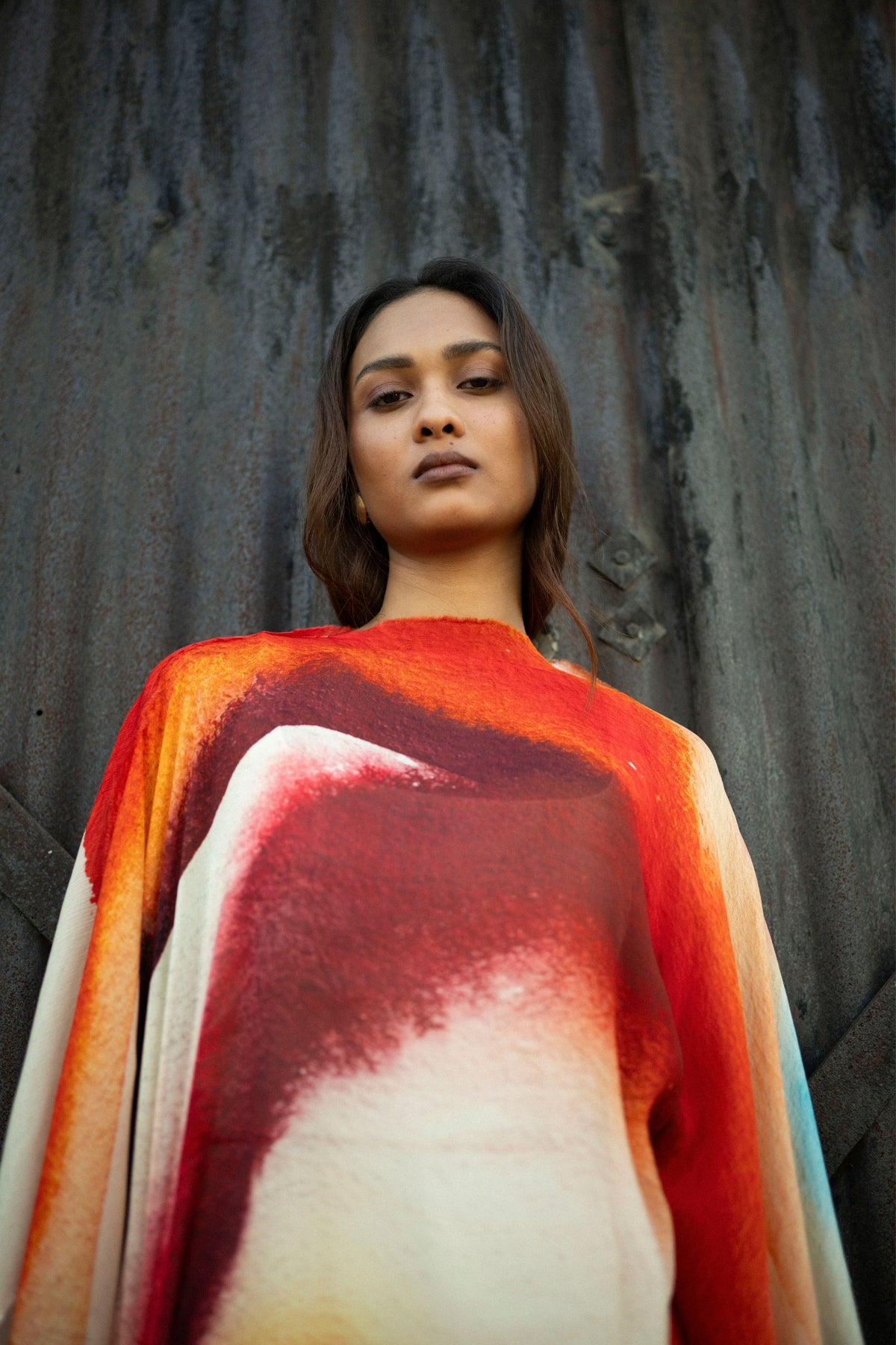 Tie Up Printed Kaftan