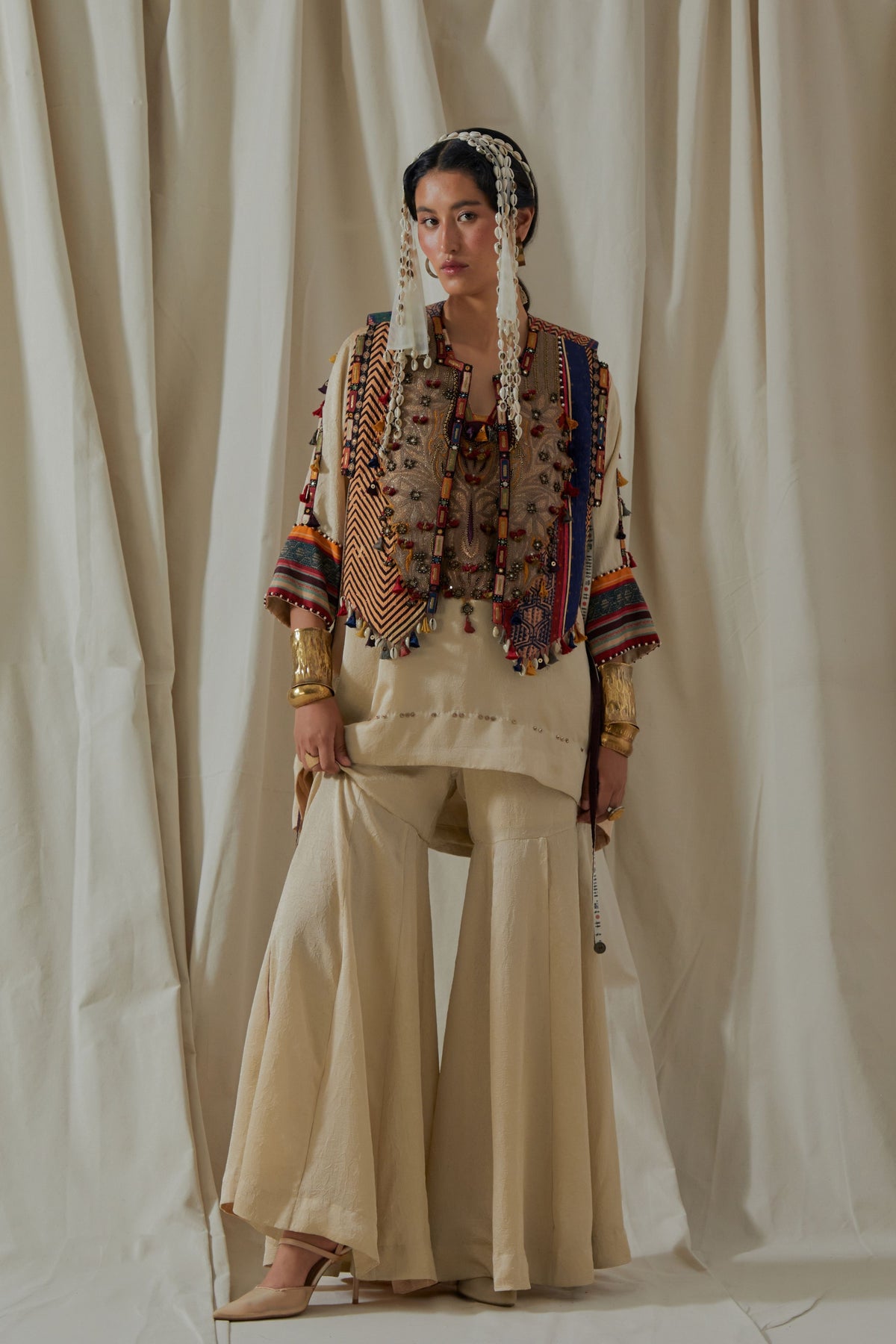 Zuri Gilet With Sharara