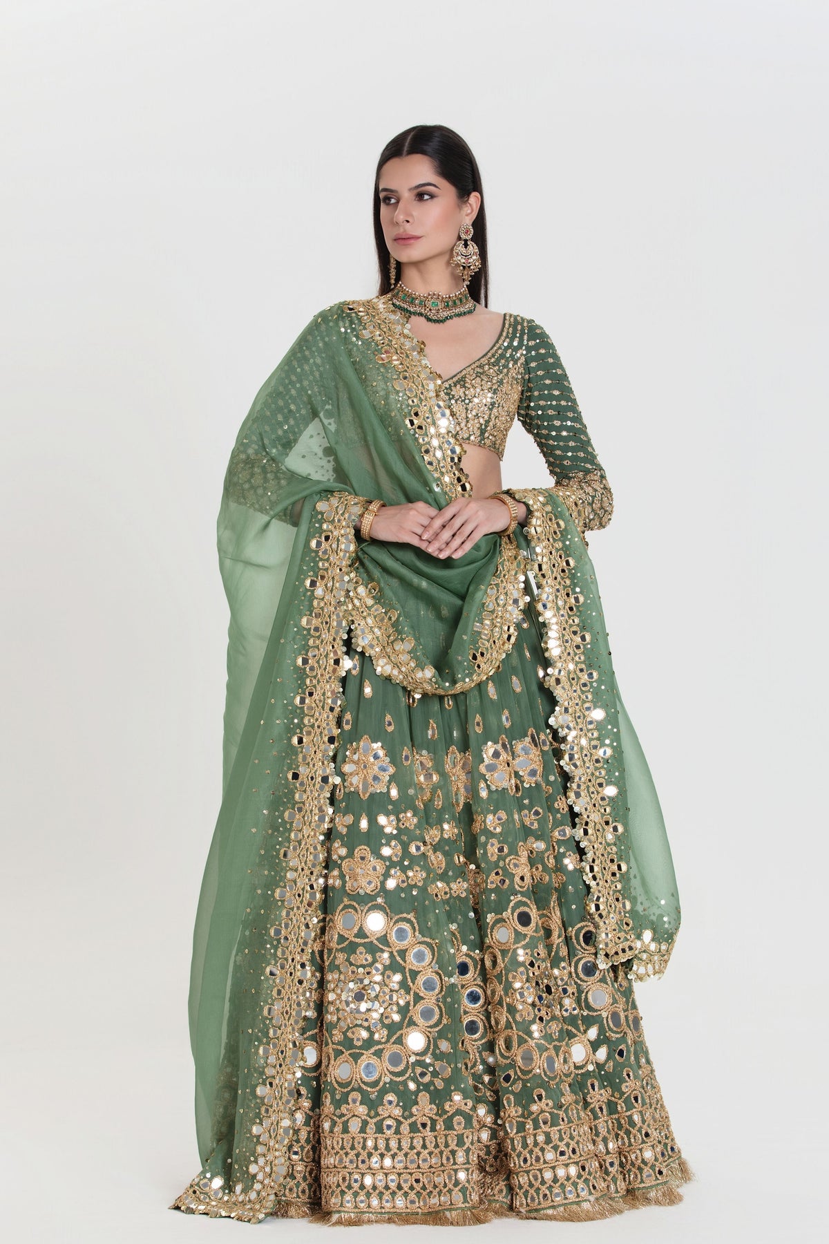 Panna Lehenga Set
