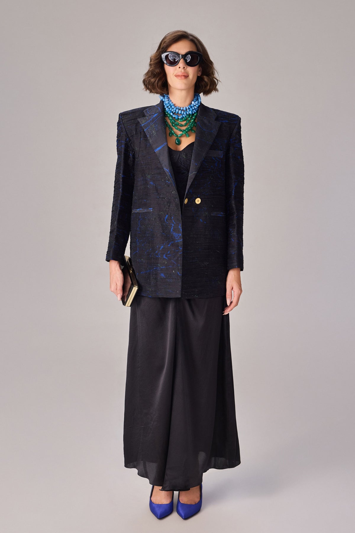Black Zuri Skirt With Pinch