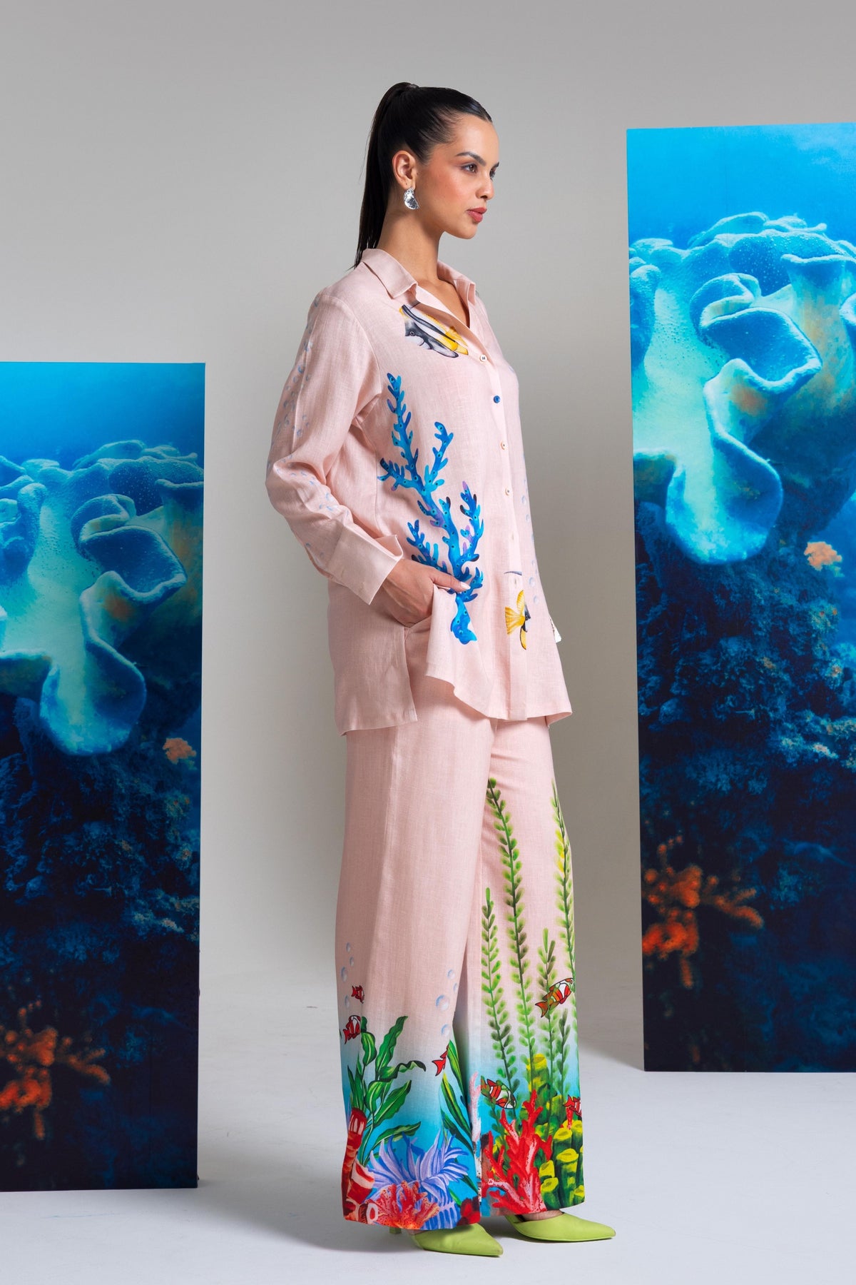 Too Deep to Care Pink Set