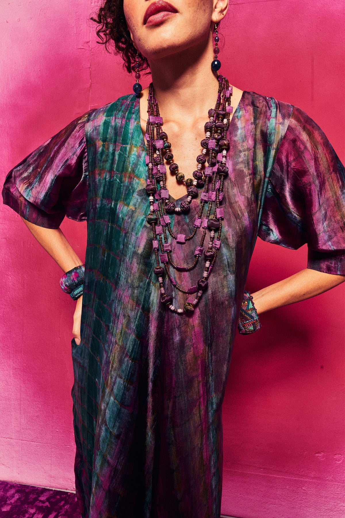 Violet and Teal Kiara Dress
