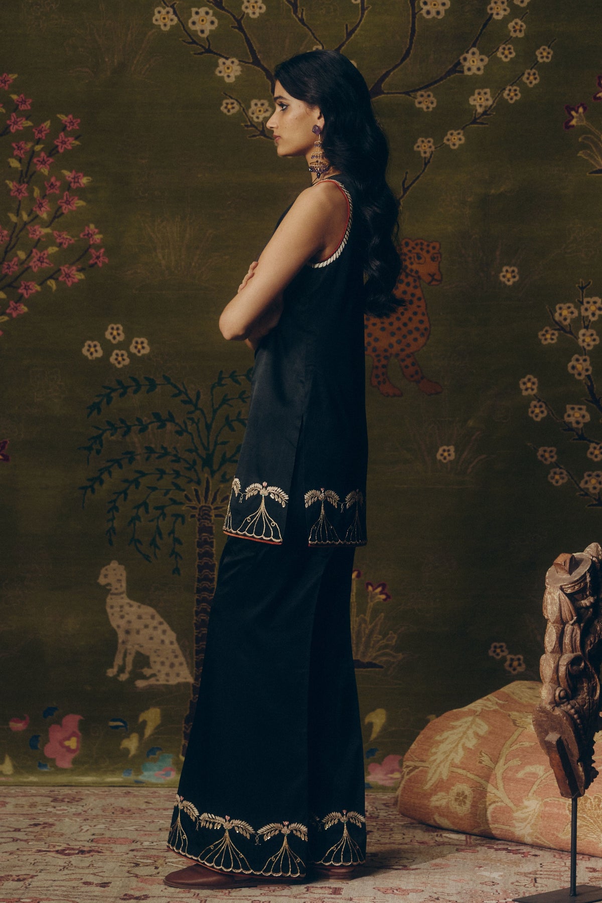 Carnegie Black Tunic Set