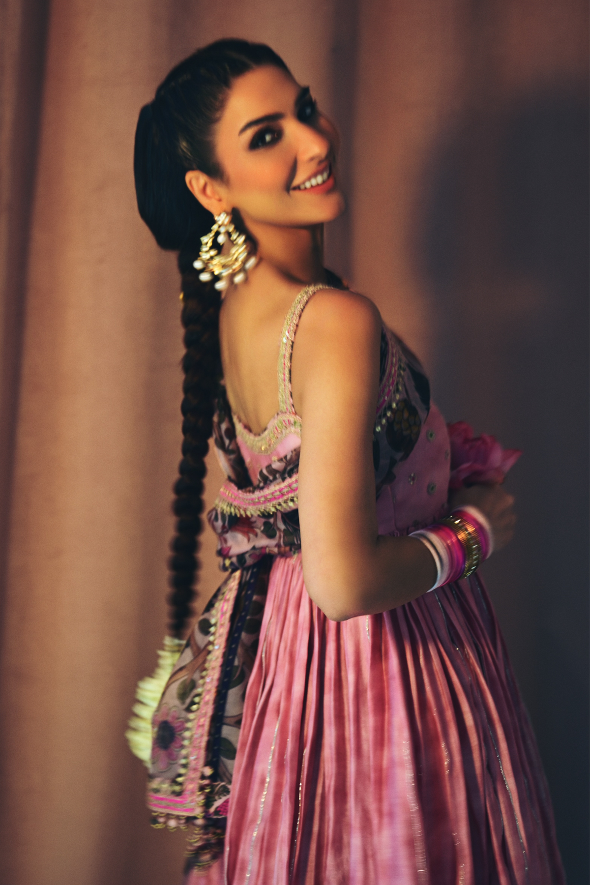 Kiran Malik In Ghoomer Anarkali Set