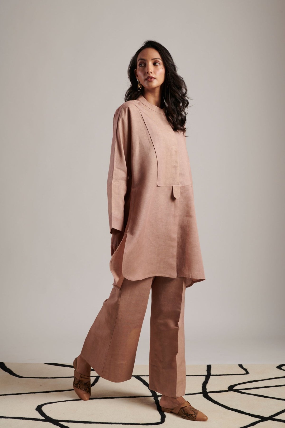 Vintage Rose Nirvana Tunic Set - Moh India - Elahe