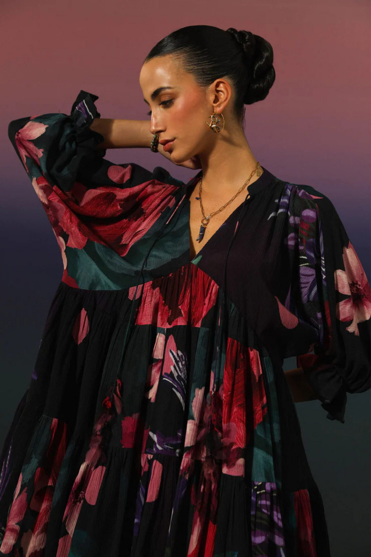 Floral Drift Dress