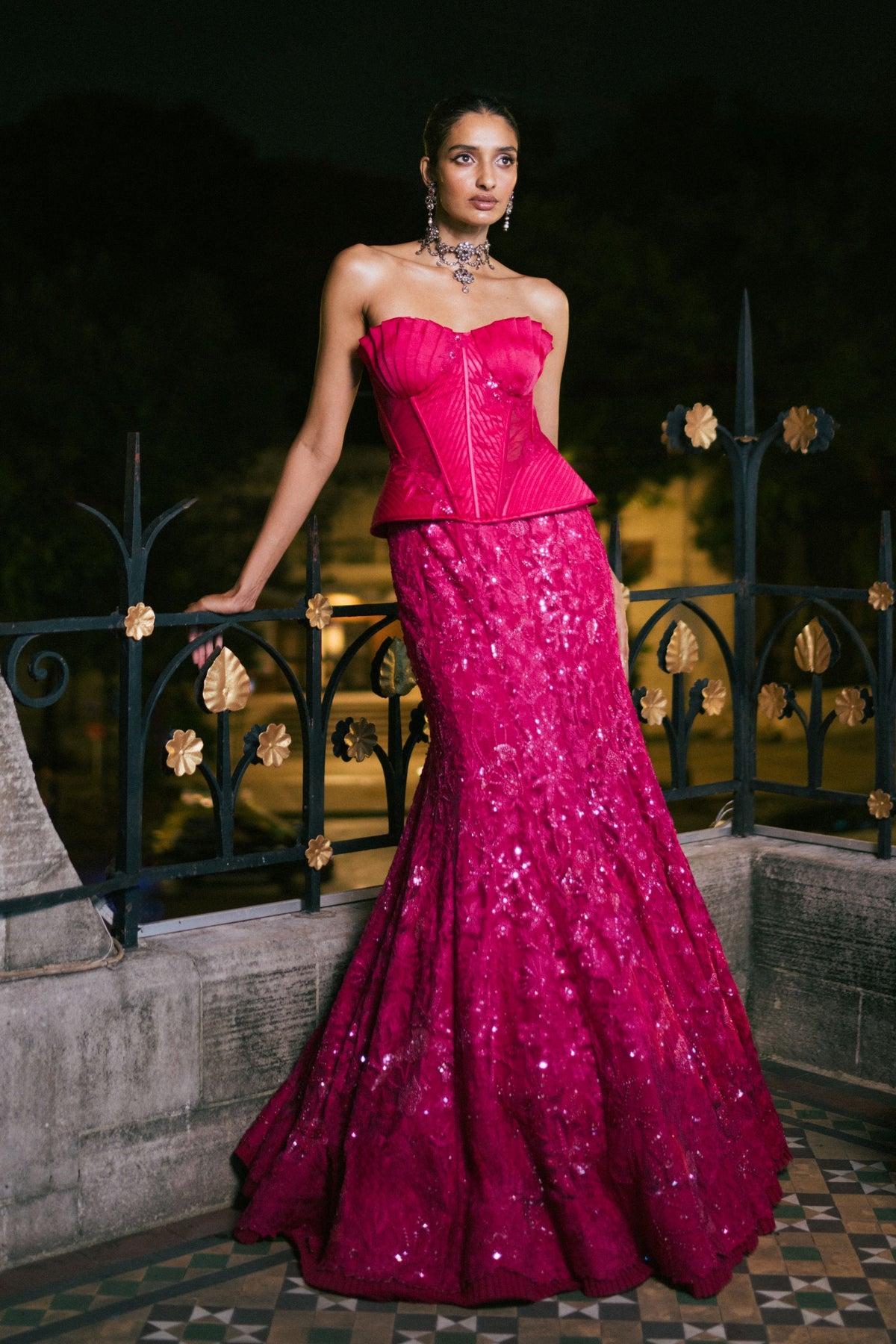 Sienna Pink Lehenga Set