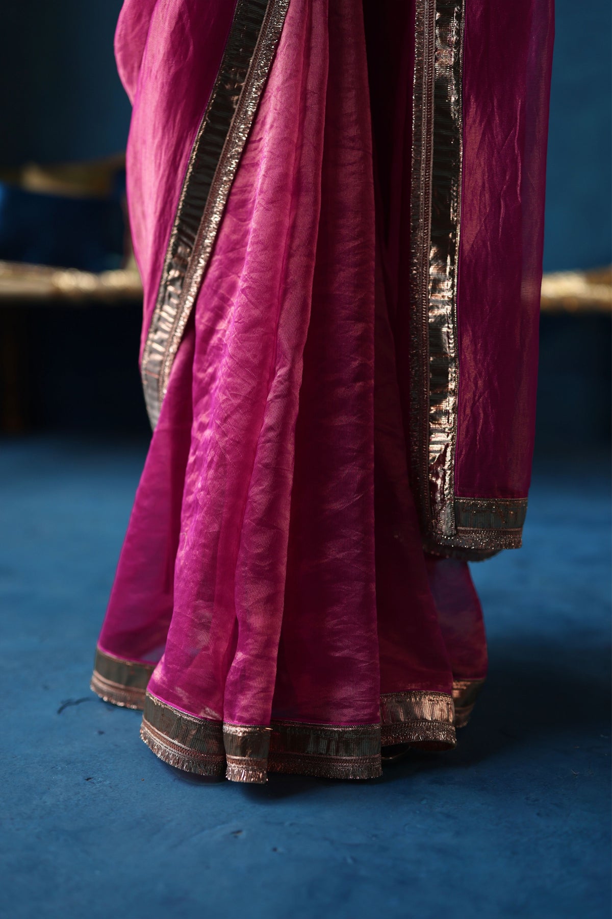 Fuchsia Sharbat Saree