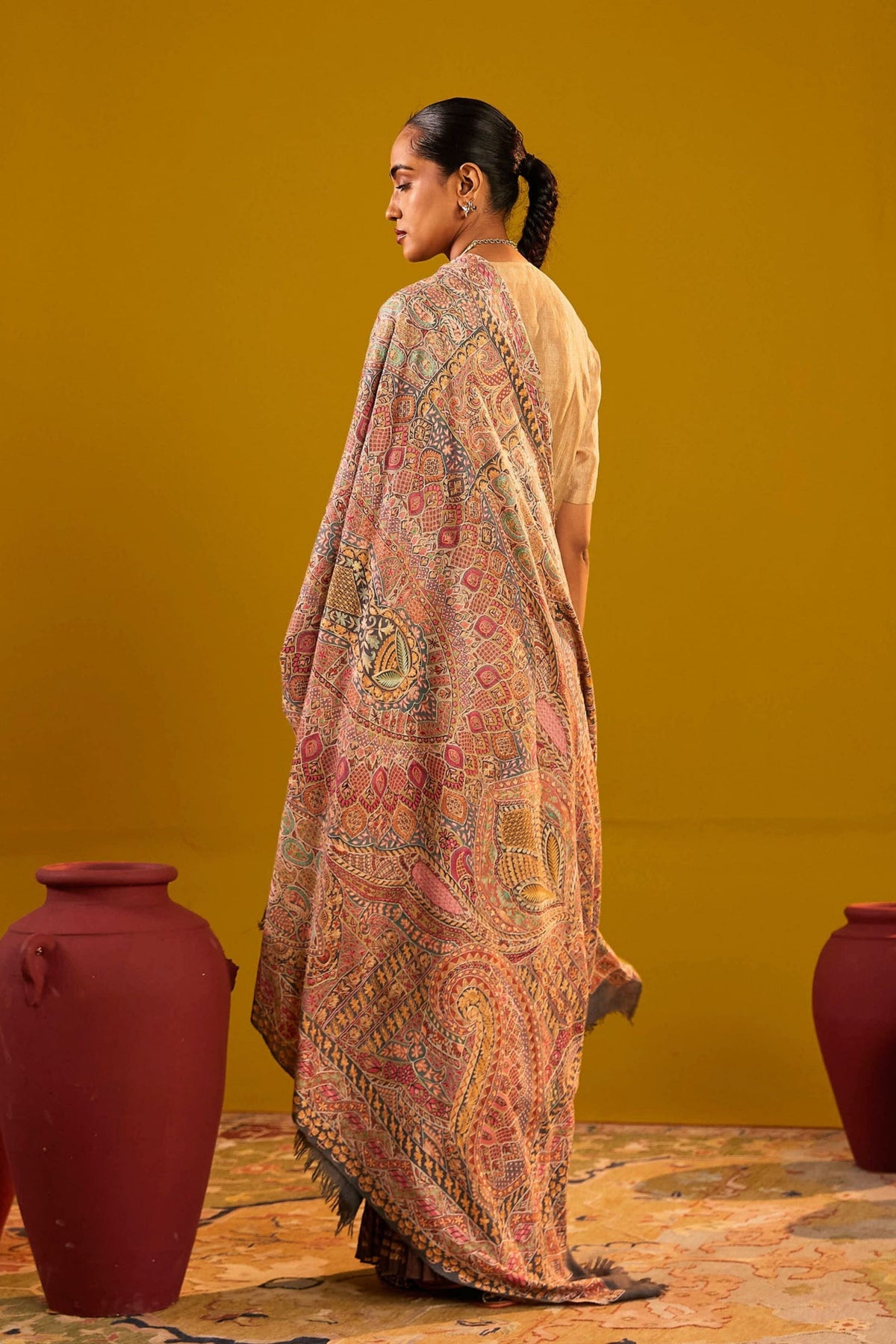 Gul-e-saba Pashmina Shawl